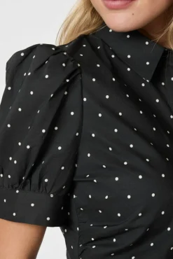 Frannie Dot Shirt 166006*Neo Noir Sale