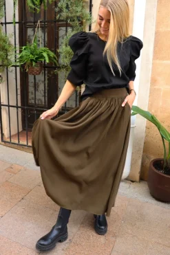 Liberte Frede-Long-Skirt 22112< Nederdele