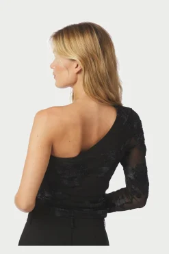 Neo Noir Friana Big Flower Mesh Blouse 167272< Bluser & Skjorter