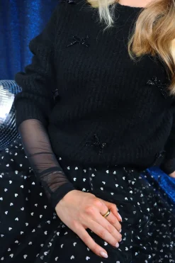 Liberte Fro Bow Pullover 22104< Strik|Bluser & Skjorter