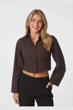 Frost Striped Shirt 167157*Neo Noir