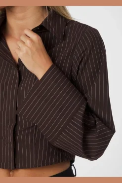 Frost Striped Shirt 167157*Neo Noir