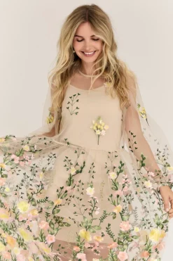 A-View Fuschia Dress< Kjoler