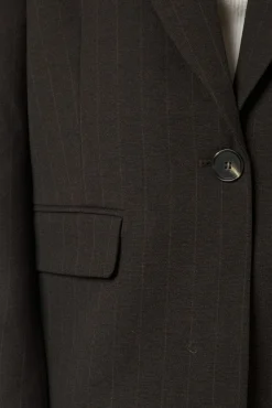 Neo Noir Gaby Pinstripe Blazer 168204< Blazere