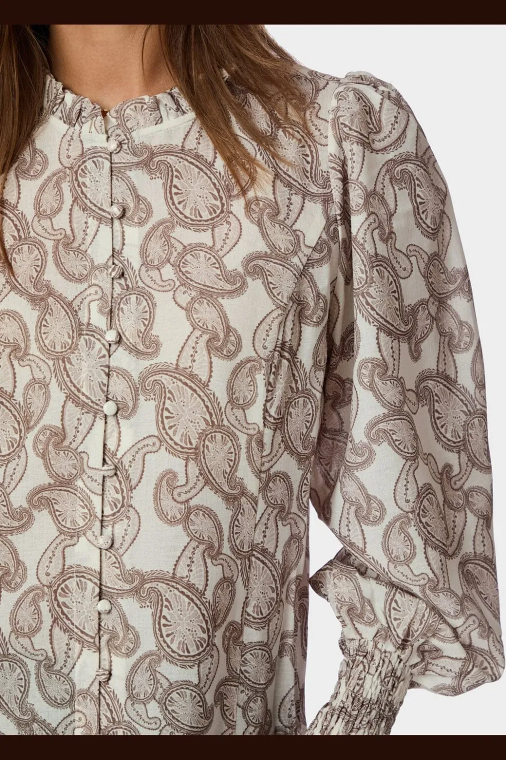 Gilda Soft Paisley Blouse 167647*Neo Noir Hot