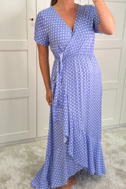 A-bee Ginevra Dot Wrap Dress< Kjoler
