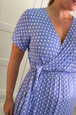 A-bee Ginevra Dot Wrap Dress< Kjoler