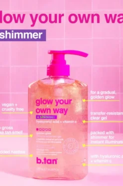 Glow Your Own Way + Shimmer Tanning Gelé*b.tan Discount