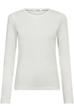 Co´Couture Grannycc Embroidery Ls Tee 33180< Bluser & Skjorter