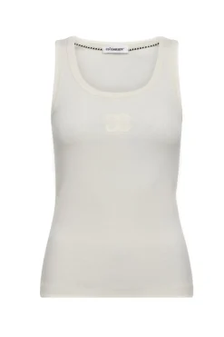 Co´Couture Grannycc Rib Solid Emb Tank 43009< T-Shirts & Toppe