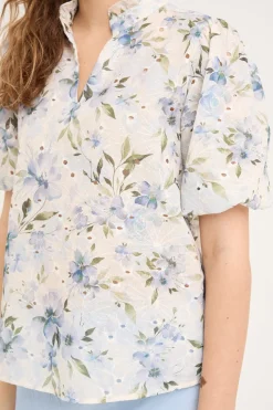 A-View Grete S/S Blouse AV6057< Bluser & Skjorter