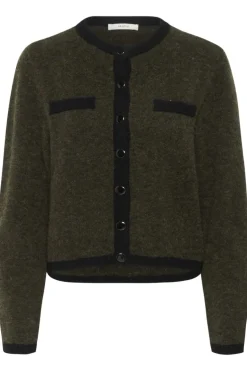 Gzalpha Ls Contrast Cardigan 10910459*Gestuz Outlet