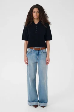 Gzalpha Ss Polo Pullover 10910852*Gestuz Best