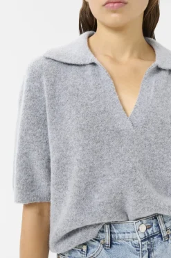 Gzalpha Ss Polo Pullover 10910035*Gestuz Hot