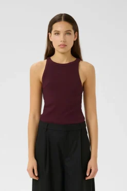 Gzdrew Rhinestone Logo Tank 10910297*Gestuz Discount