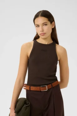 Gestuz Gzdrew Rhinestone Logo Tank 10910297< T-Shirts & Toppe