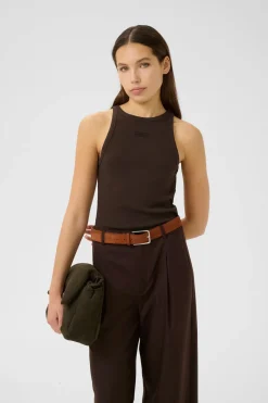 Gestuz Gzdrew Rhinestone Logo Tank 10910297< T-Shirts & Toppe