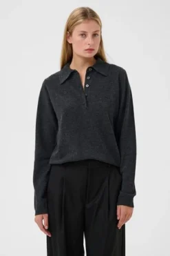 Gestuz Gzmanzi Polo Pullover 10910534< Bluser & Skjorter|Strik