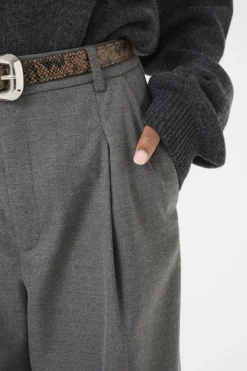 Gestuz Gzpaula Melange Wide Pants 10910494< Bukser, Jeans & Leggings