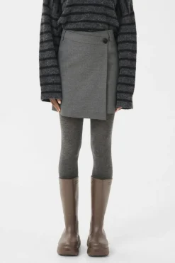 Gzpaula Melange Wrap Skirt 10910495*Gestuz Best