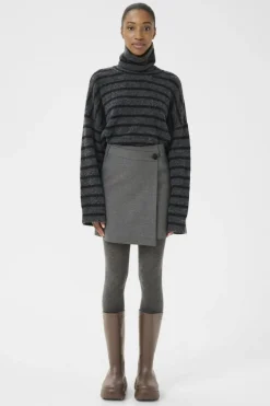 Gzpaula Melange Wrap Skirt 10910495*Gestuz Best