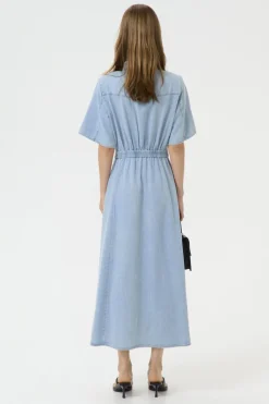 Gestuz Gzsauda Ss Long Dress 10910194< Kjoler|Ammevenligt Tøj
