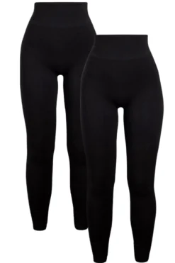 Soft basic Haily Leggings 2 pak< Bukser, Jeans & Leggings