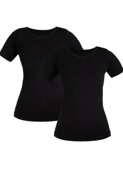 Soft basic Haily t-shirt 2 pak< T-Shirts & Toppe