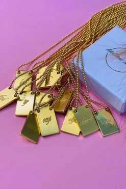 Mellow Moon Halskæde Stjernetegn< Halskæder