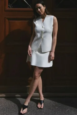 Hanna Smooth Knit Skirt 165351*Neo Noir Online