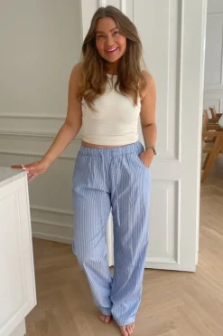 BYIC Hannah Pants White Stripes< Bukser, Jeans & Leggings