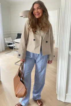 BYIC Hannah Pants White Stripes< Bukser, Jeans & Leggings