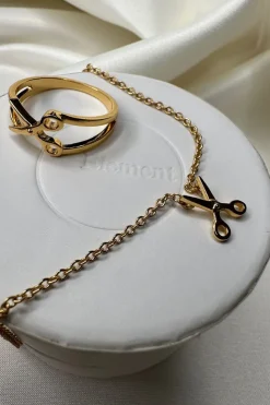 Happy Scissors Necklace*Mellow Moon