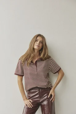 Co´Couture Hayescc Polo Ss Tee 43006< T-Shirts & Toppe