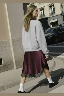 Hdmadeline Satin Lace Skirt 32000051*Hypedrop Best