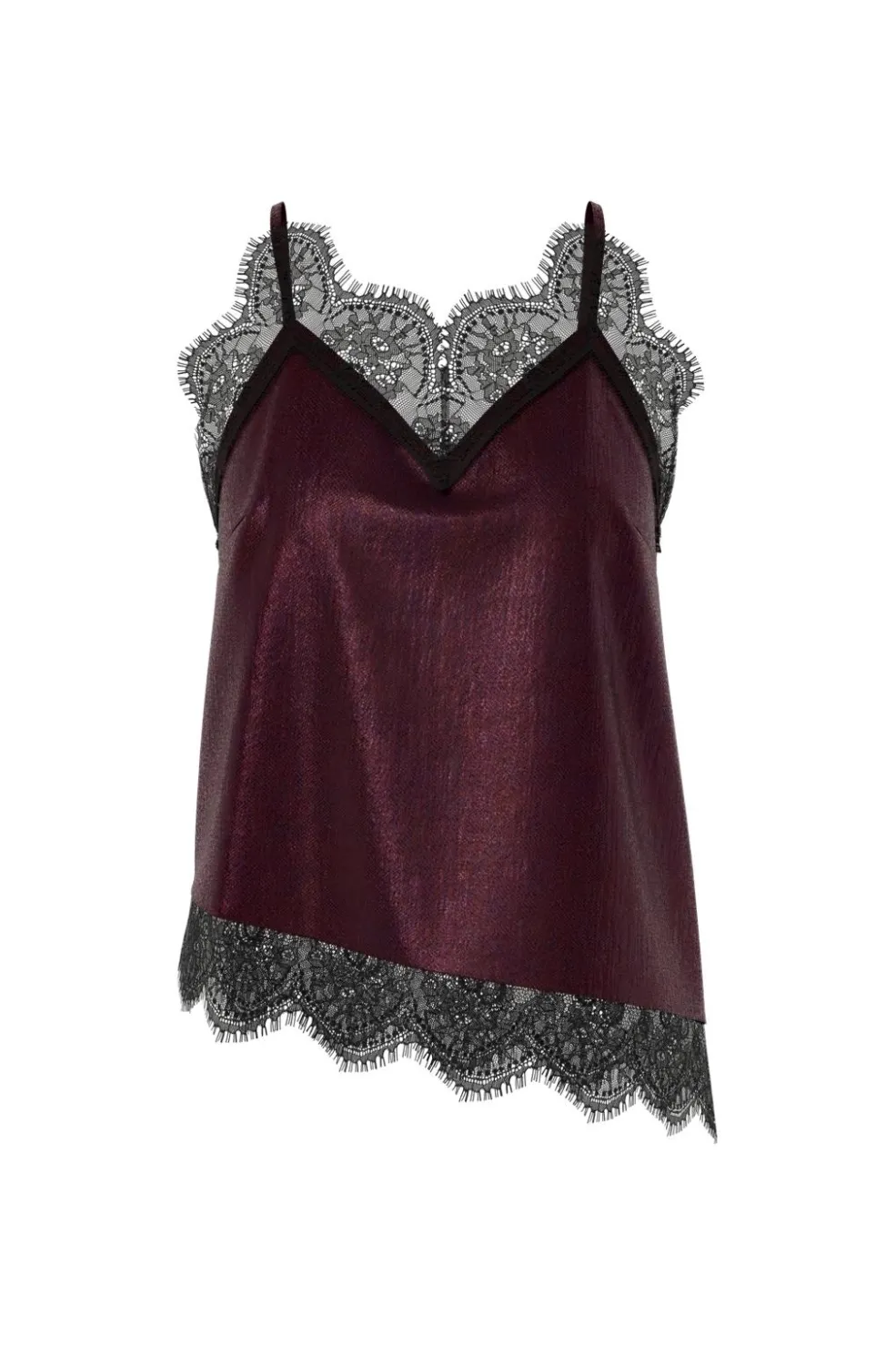 Hypedrop Hdmadeline Satin Strap Top 32000050< Sæt 🛍️|T-Shirts & Toppe