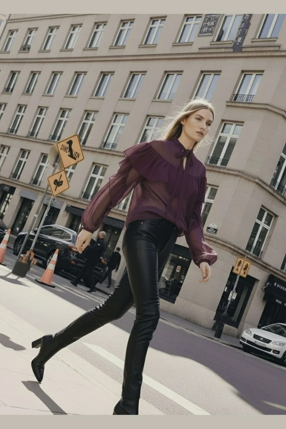 Hdmelisa Ruffle Ls Blouse 32000021*Hypedrop Outlet