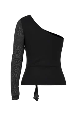 Hypedrop Hdpatricia Mesh One-Shoulder Top 32000162< T-Shirts & Toppe