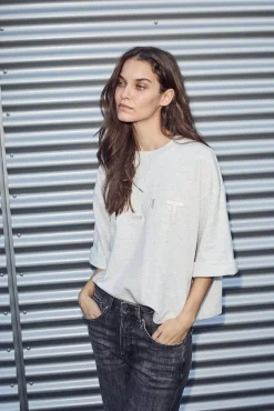 Hlt Ss Logo Sweat HL10171*Haute L'Amitié Outlet