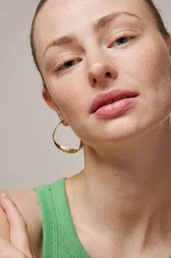 Hoops, Scarlet Large*Enamel Copenhagen Clearance