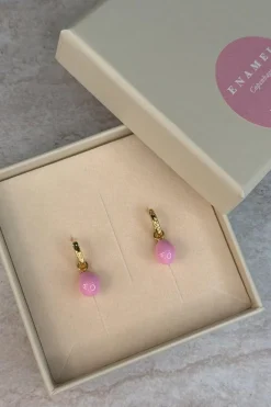 Enamel Copenhagen Hoops, Significant Enamel E429G< Øreringe