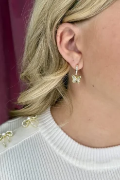 Mellow Moon Hyacint Earring< Øreringe