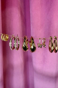 Mellow Moon Hyacint Earring< Øreringe