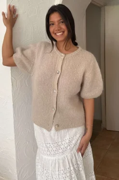 BYIC Idaic Ss Cardigan 5265< Cardigans|Ammevenligt Tøj