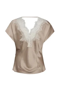 Co´Couture Iduncc Lace Ss Blouse 45167< Bluser & Skjorter