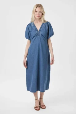 Illana Denim Dress 165931*Neo Noir Online