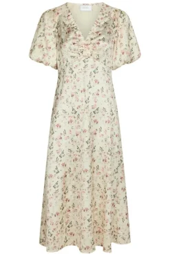 Neo Noir Illana Flower Print Dress 165121< Kjoler