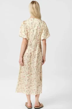 Neo Noir Illana Flower Print Dress 165121< Kjoler