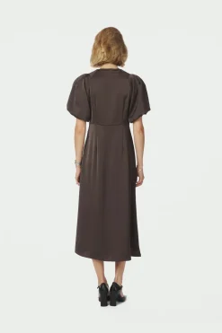 Neo Noir Illana Heavy Sateen Dress 162521< Kjoler