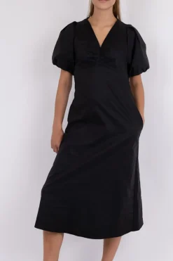 Neo Noir Illana Poplin Dress< Kjoler